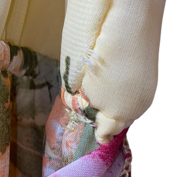 Club Soda Floral Long Sleeve Maxi Sz Large NWT - Picture 2 of 2